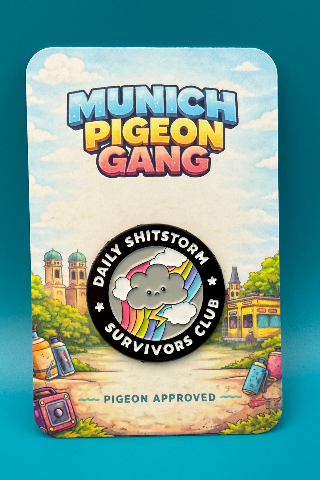 Daily Shitstorm Survivors Club - Emaille Pin