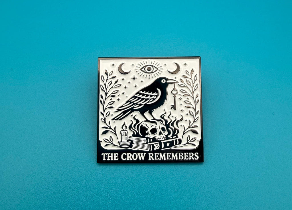 The Crow Remembers - Emaille Pin
