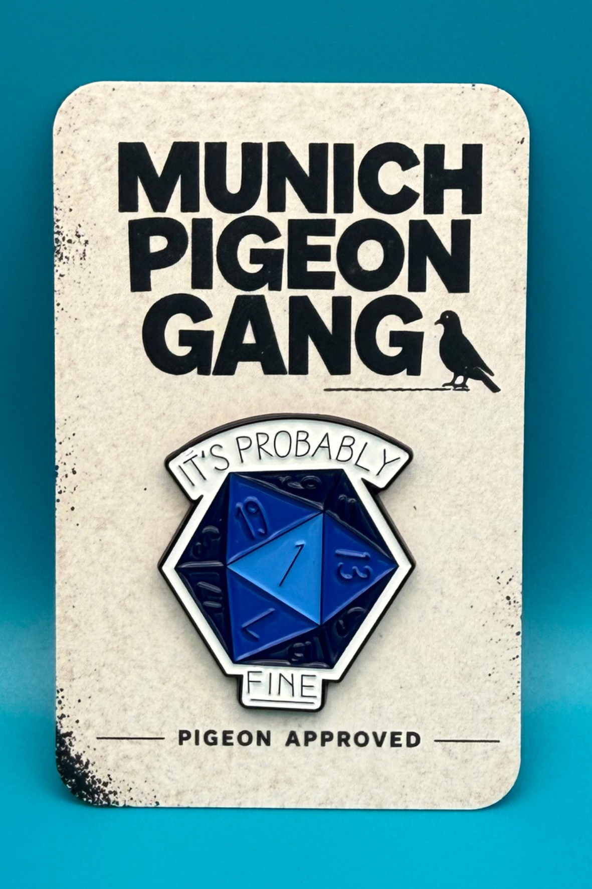 Its Fine - D&D Pin