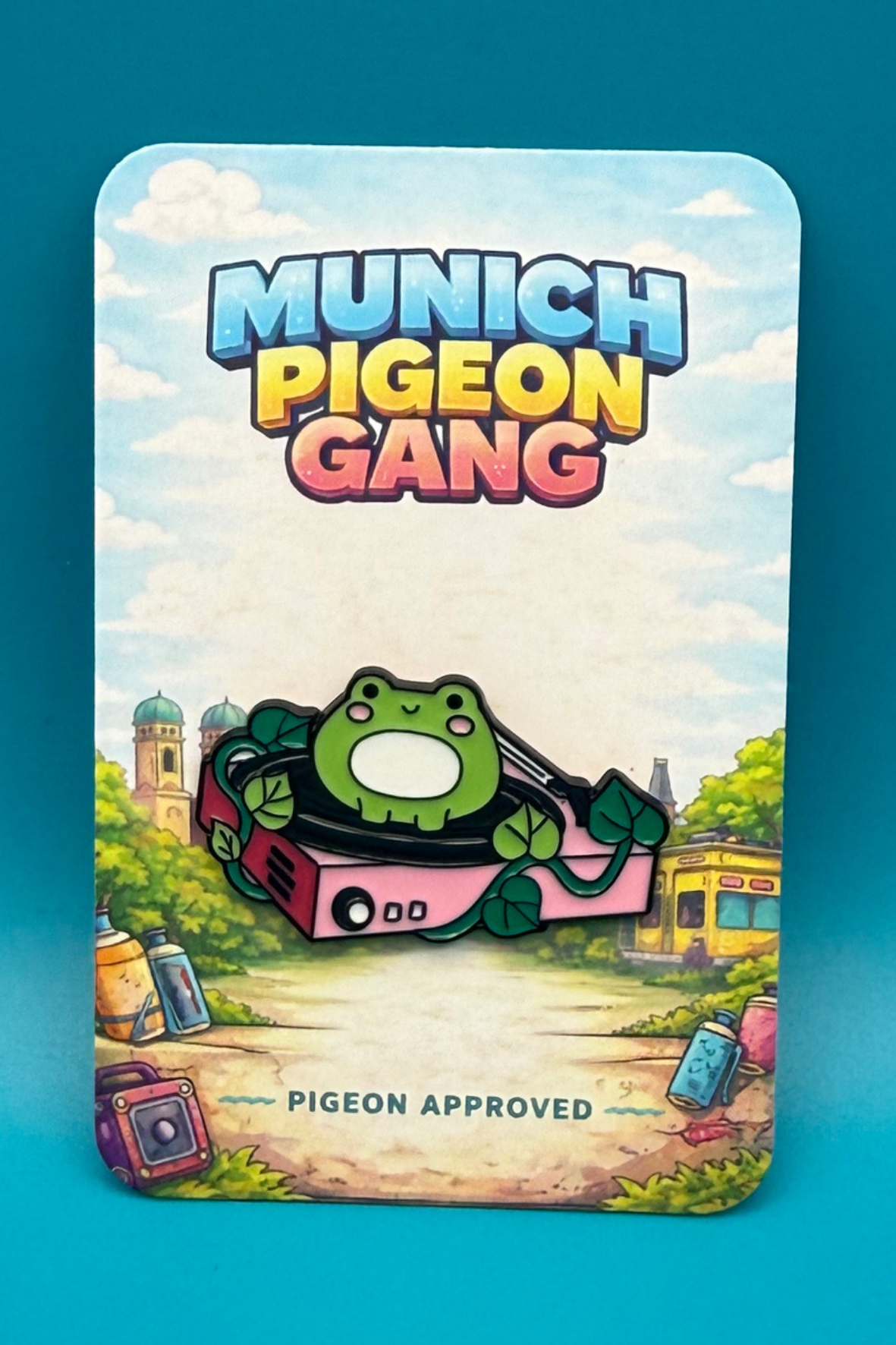 Music Frogs Pin Set