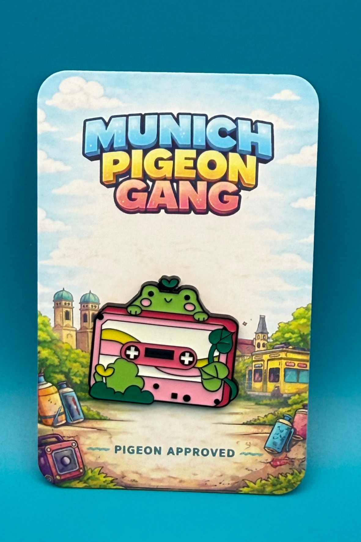Music Frogs Pin Set