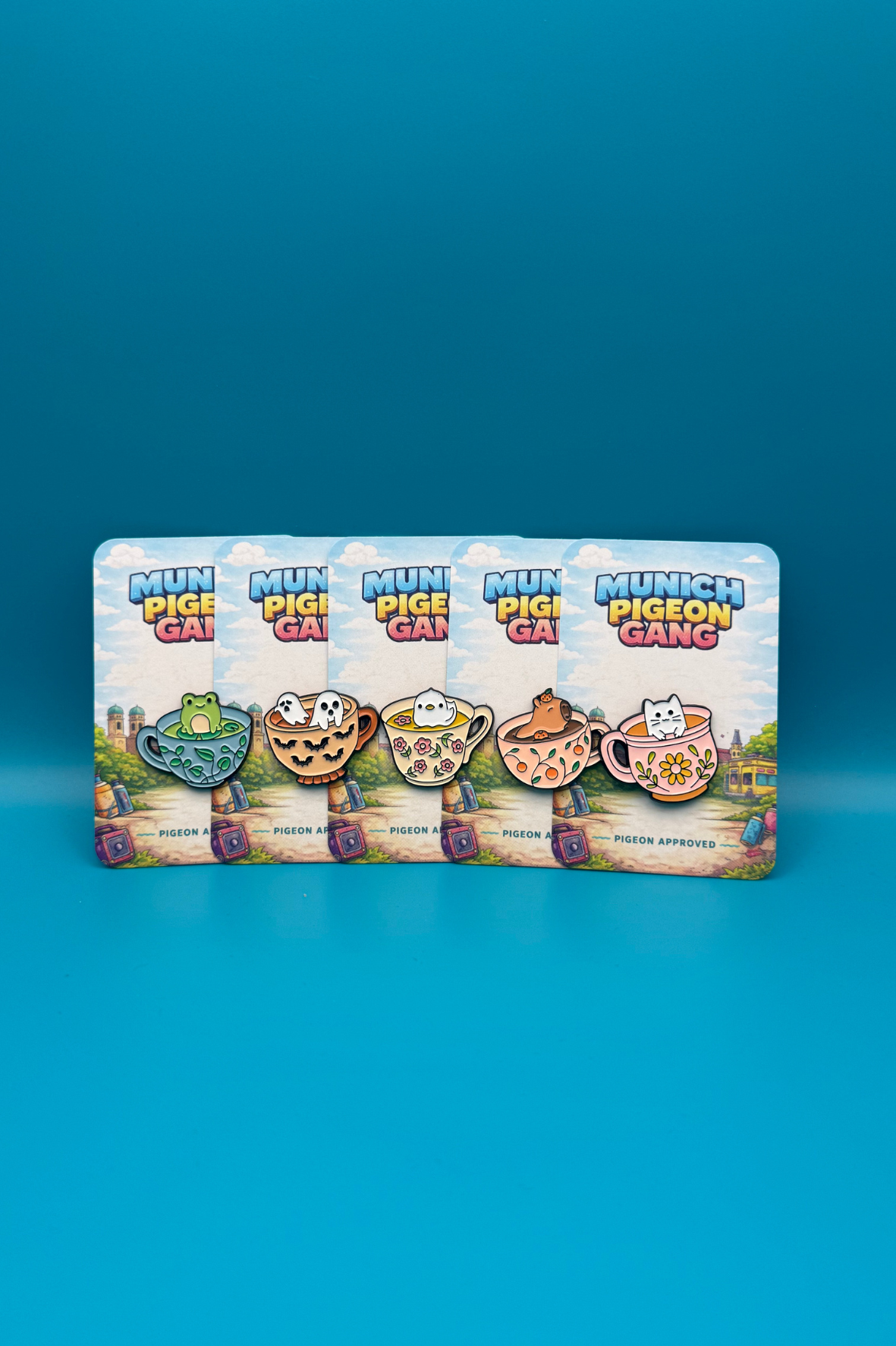 Tea Time Buddies Pin Set