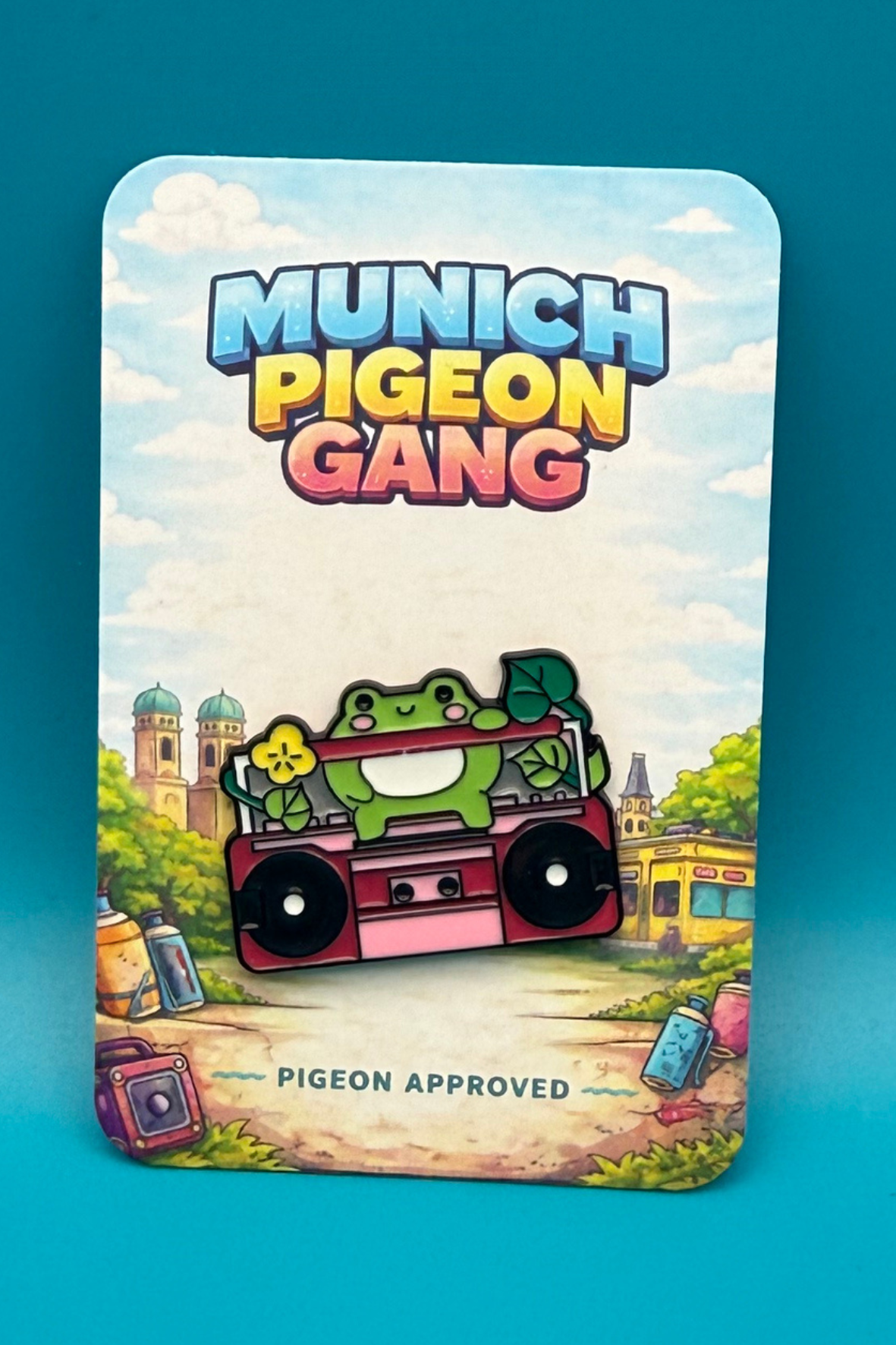 Music Frogs Pin Set