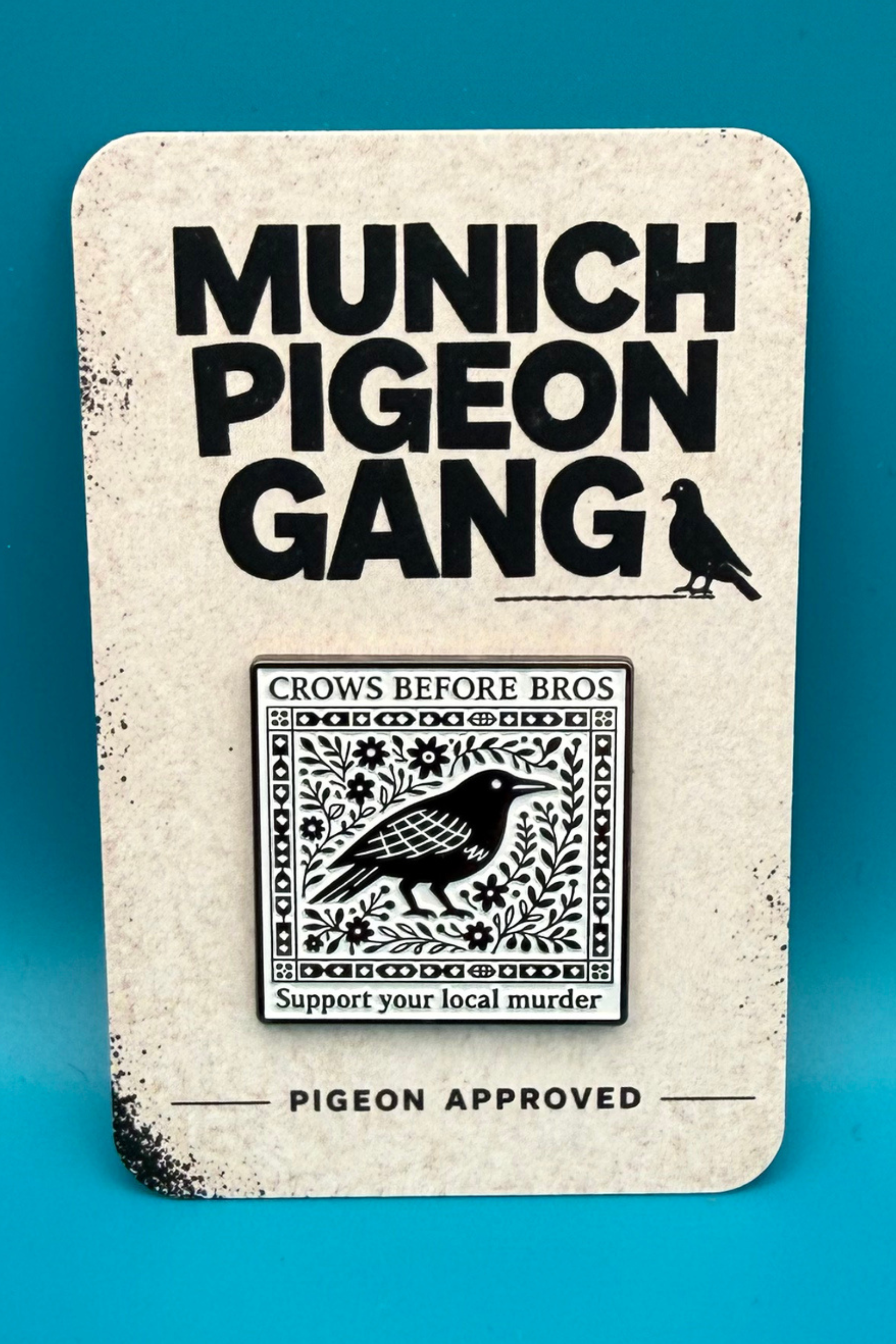 Crows Before Bros Enamel Pin - Emaille Pin