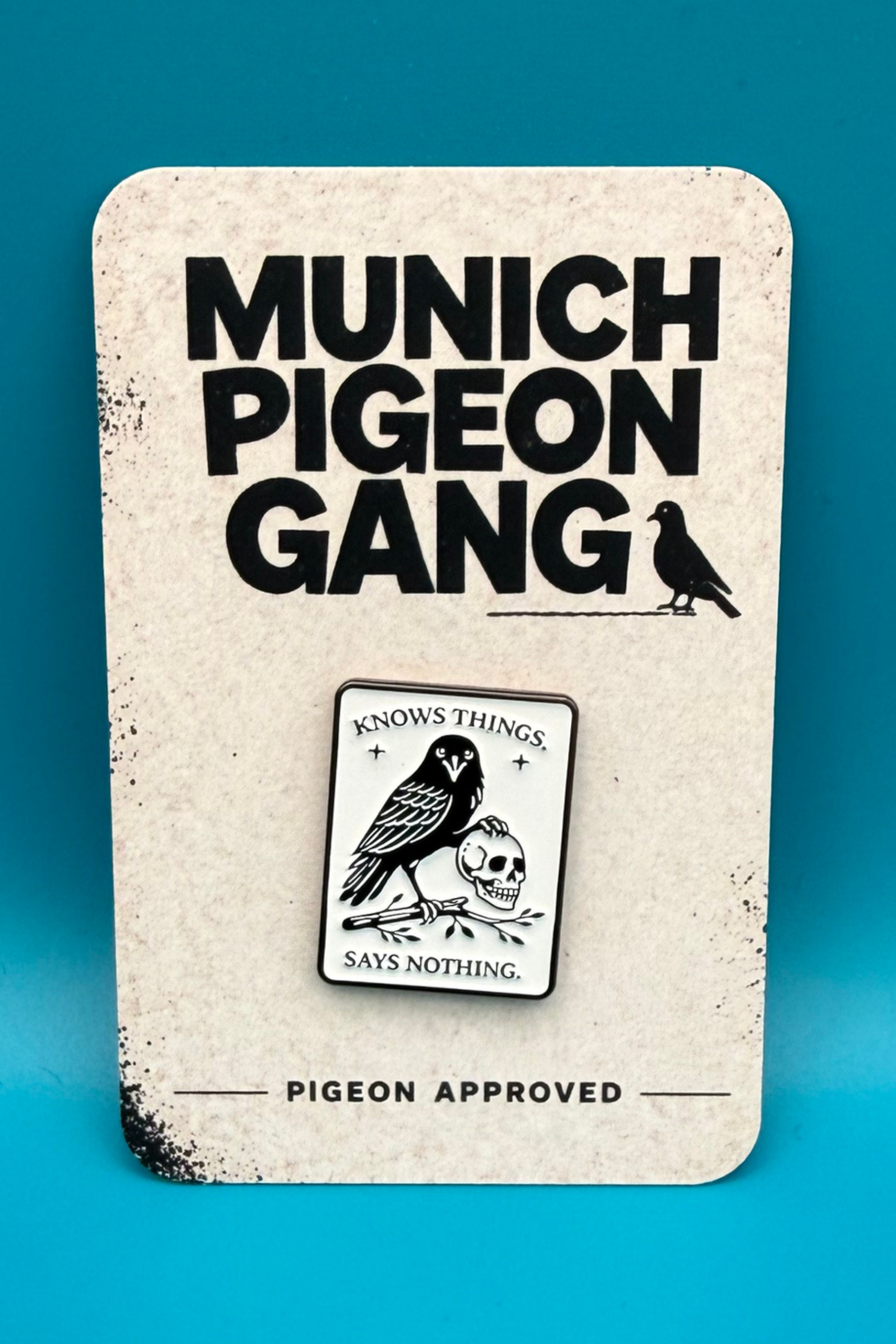 Crows Before Bros Pin Set – Krähe Enamel Pin, Gothic Dark Academia Accessoire, Lustiger Spruch Anstecker, Witchy Geschenk