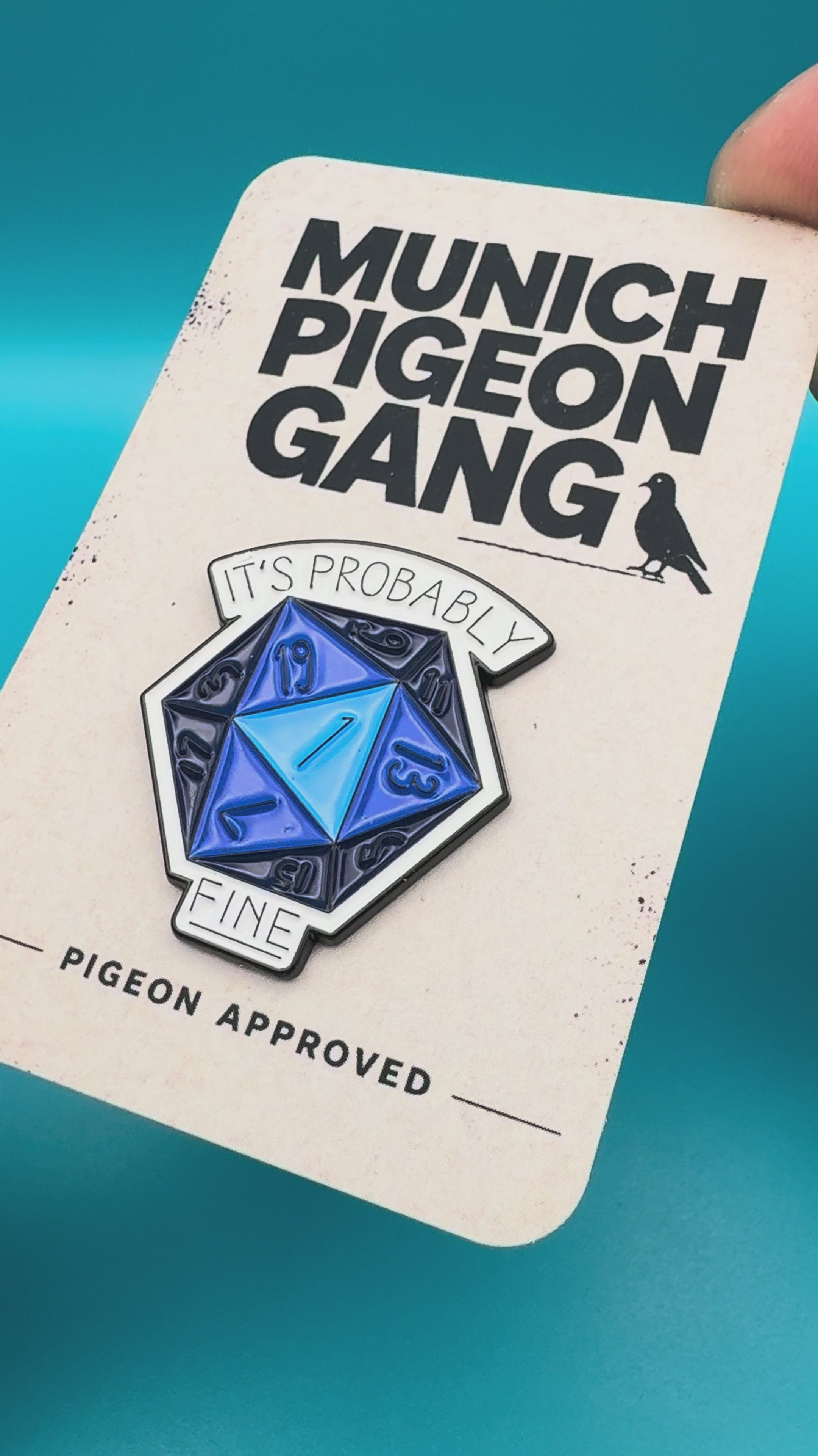Its Fine - D&D Pin
