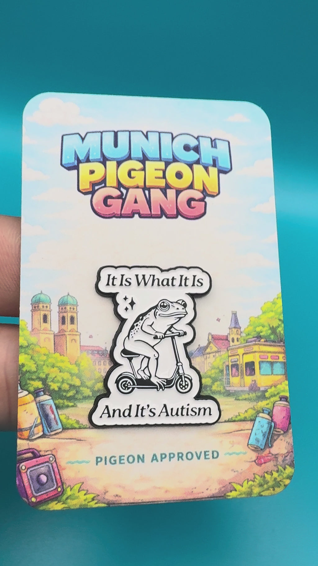 It is What It is and It is Autism - Emaille Pin