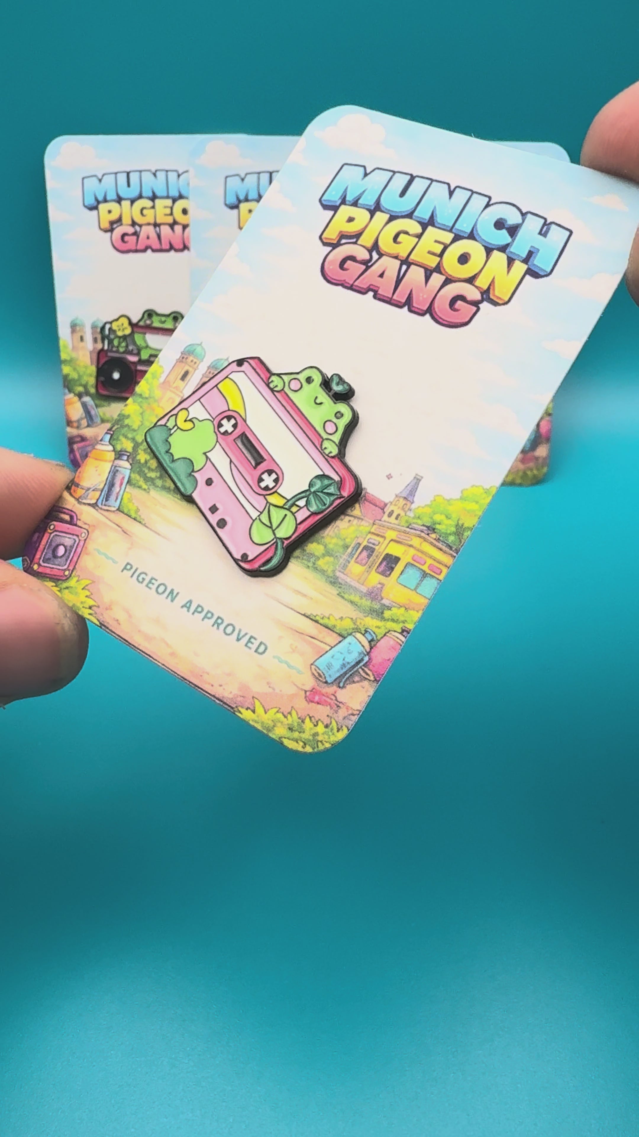 Music Frogs Pin Set