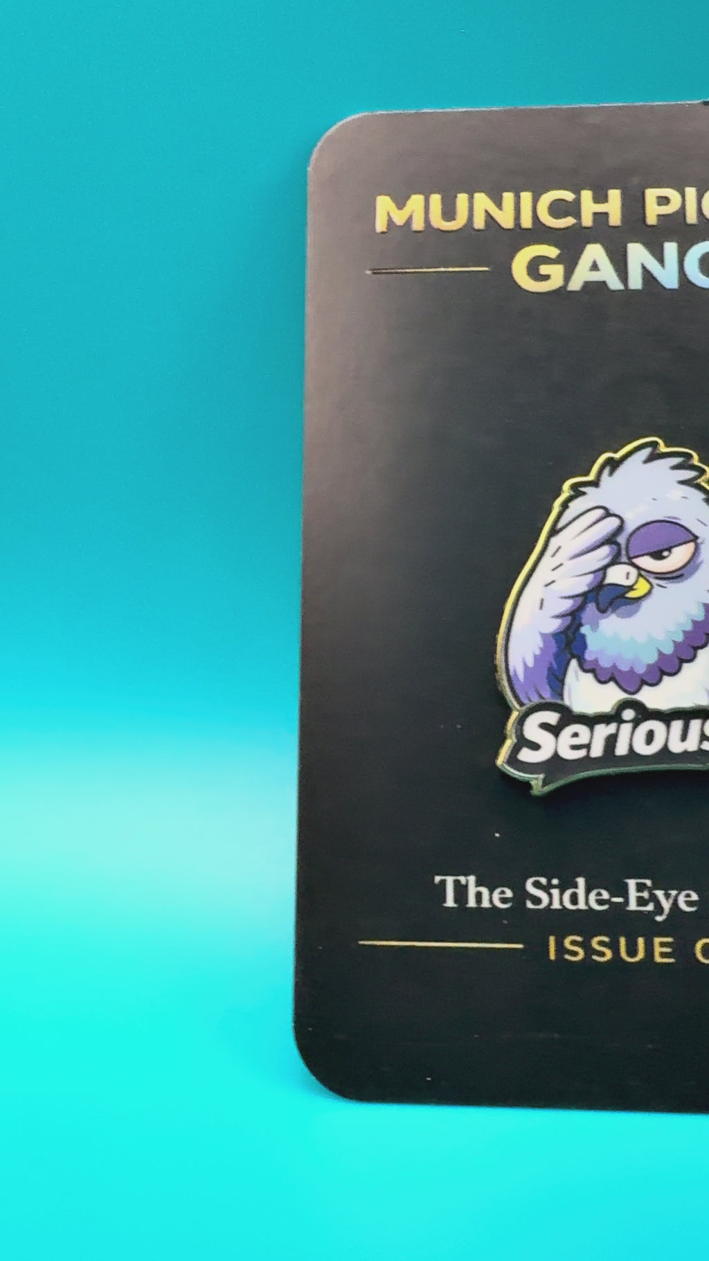 The Side- Eye Society - Issue 01 - 03/04 - Seriously - Emaille Pin
