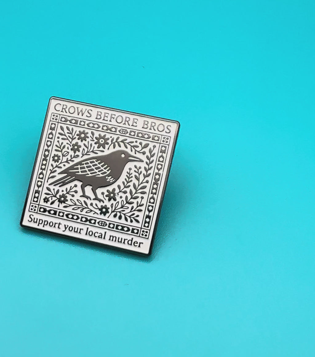 Crows Before Bros Enamel Pin - Emaille Pin